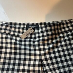 Madewell Gingham Mini Skort